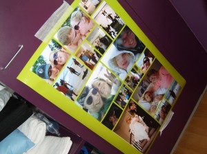 This is the collage I had made from Wally World for Kev.  He wanted pictures, and this seeme to be the easiest way to bring them to him.  So awesome.