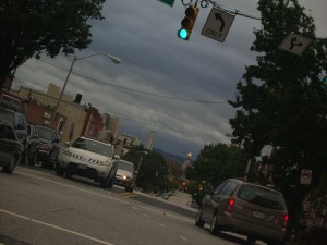 Cool clouds showcasing the crown at a mosque