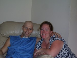 Hanging out at home