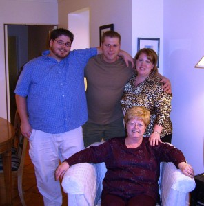 The Boitson Family in Toronto, Christmas 2007