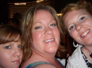 Kristen Me and Joni on our last night in Vegas