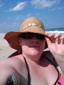 Being a beach bum on the beach camping trip last weekend